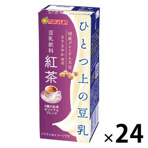 マルサンアイ ひとつ上の豆乳 豆乳飲料紅茶 200ml 1箱（24本入）｜LOHACO by ASKUL