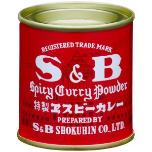 エスビー食品 S＆B カレー缶 37g 1個 赤缶 カレー粉