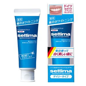 セッチマ はみがき デイリータイプ 80g スタンディングタイプ サンスター settima 歯磨き粉 美白 ホワイトニング 歯周病 虫歯 フッ素｜LOHACO by ASKUL