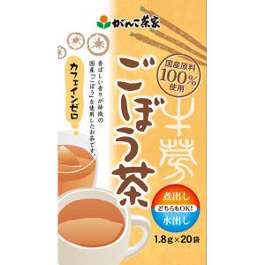 がんこ茶家　ごぼう茶　1箱（20バッグ入）　健康茶　お茶｜LOHACO by ASKUL