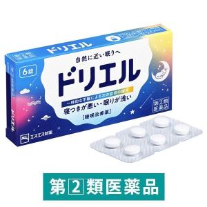ドリエル 6錠 エスエス製薬 睡眠改善薬 寝つきが悪い、眠りが浅い【指定第2類医薬品】｜LOHACO by アスクル