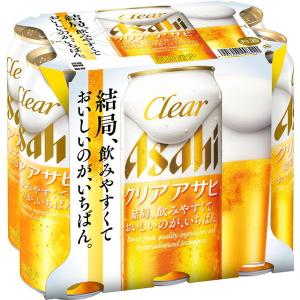 新ジャンル　第3のビール　クリアアサヒ　500ml　1パック(6本入)