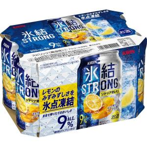 缶チューハイ　氷結STRONG　(ストロング)　シチリア産レモン　350ml　1パック(6本)　サワー　酎ハイ