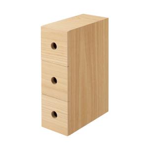無印良品（MUJI） 収納 木製書類整理トレー A4・2段 約幅32×奥行