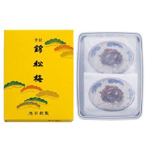 三越伊勢丹　錦松梅 プラスチック容器入 1箱（60g×2袋入） 贈り物　洋菓子　紙袋付｜LOHACO by ASKUL