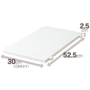 【引き出し収納】 天馬 フィッツユニット専用棚 30cm CAP 4904746440181 カプチーノ 1枚