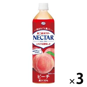 伊藤園 不二家 ネクターピーチ 900ml 1セット（3本）｜LOHACO by アスクル