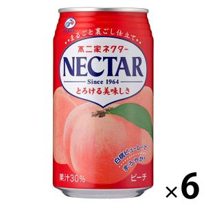 伊藤園　不二家ネクターピーチ　350g　1セット（6缶）｜LOHACO by アスクル