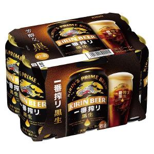 キリン 一番搾り＜黒生＞ ( 350ml*6本入 ) : 爽快ドラッグ - 通販