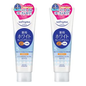 ソフティモ ホワイト薬用クレンジングウォッシュ 無香料・無着色 190g×2個　洗顔料 皮脂 毛穴ケアの商品画像