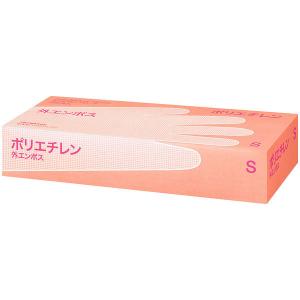 川西工業 ポリエチレン手袋 外エンボス S 1箱（200枚入） （使い捨て手袋）  オリジナル｜LOHACO by アスクル
