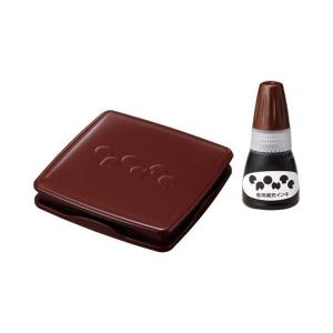 【セール】シヤチハタ エポンテ用スタンプパッド インキ付 茶色 ZEPR-KTS-BRの商品画像