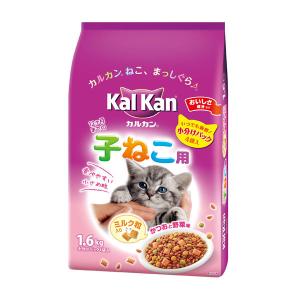 箱売り カルカン 子ねこ用 かつおと野菜味 1.6kg（400g×小分け4袋）6個 キャットフード 猫 ドライ
