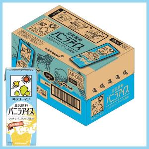キッコーマン 豆乳飲料 バニラアイス 200ml 1箱（18本入）