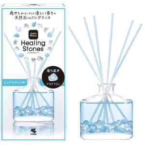 サワデー香るスティック ヒーリングストーン 玄関・部屋用 本体 ピュアサボン 芳香剤 70ml 1個 小林製薬 アロマディフューザー