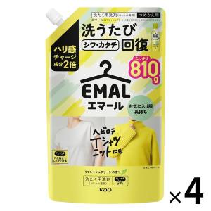 エマール リフレッシュグリーンの香り 詰め替え 810g 1セット（1個×4） 衣料用洗剤 花王｜LOHACO by アスクル
