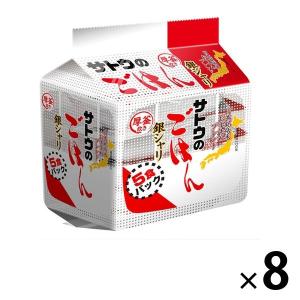 【200g×5食】サトウのごはん　銀シャリ　日本銘柄おすすめブレンド　8袋（計40食）サトウ食品　パックご飯｜LOHACO by ASKUL