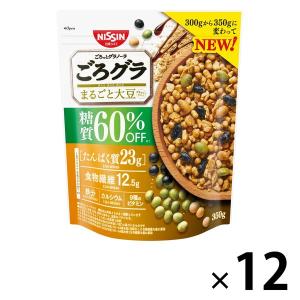 ごろグラ 糖質60%オフ まるごと大豆 350g 12袋 日清シスコ シリアル グラノーラ