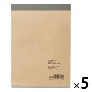 無印良品 メモパッド 約140×100mm・200枚 5冊 良品計画｜LOHACO by アスクル