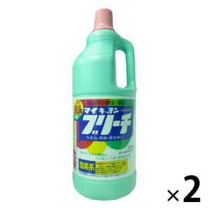 台所用漂白剤 塩素系 キッチンブリーチ  1500mL　1セット(1個×2)　ロケット石鹸 厨房用漂白剤 アスクル限定 オリジナル｜LOHACO by アスクル