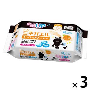エリエール ミチガエル トイレクリーナー詰め替え 1セット（3個） 便座クリーナー・除菌シート 大王製紙