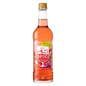 リラ いちごとロゼワイン やや甘口 ペット 720ml 1本 サントネージュ フルーツワイン｜LOHACO by アスクル