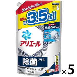 アリエールジェル 除菌プラス 詰め替え ウルトラジャンボサイズ 1680g 1セット（5個入） 洗濯洗剤 P＆G