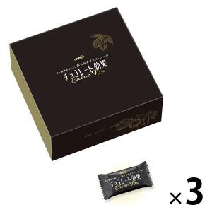 チョコレート効果カカオ95％大容量ボックス 高カカオ 低GI 3箱 明治 チョコレート 個包装