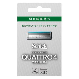 schick Schick(シック) クアトロ4 チタニウム 替刃 4枚刃