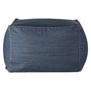 無印良品 体にフィットするソファ・綿デニムネイビー・セット 幅65×奥行65×高さ43cm 良品計画