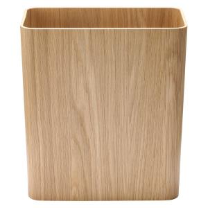 無印良品 木製ごみ箱 袋止めワイヤー付 角型 約幅２８．５×奥行１５×高さ３０．５ｃｍ 良品計画｜LOHACO by アスクル