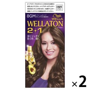 ウエラトーン 2+1 クリームタイプ 8GM 2個 [医薬部外品]（おしゃれな白髪染め）