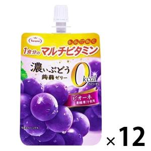 たらみ 濃いぶどう0kcal蒟蒻ゼリー 12個 ゼリー
