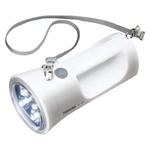 懐中電灯 東芝 LEDライト サーチライト 防滴 強力ライト エコパッケージ 蓄光シール付き KFL-1800（ECO） 1個 限定｜LOHACO by アスクル