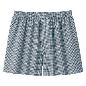 無印良品 メンズ　紳士 綿ブロード 前開き トランクス 紳士Ｍ ダークネイビーチェック 良品計画｜LOHACO by アスクル
