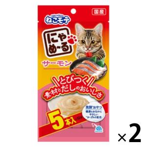 にゃめーる ねこモテ 猫 おやつ さけ 国産（12g×5本）2袋 ウェット アース・ペット