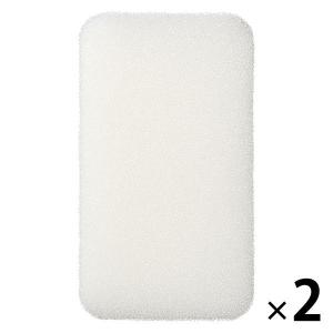 無印良品 掃除用品システム/バス用替えスポンジ 約幅8.5×奥行15×厚さ3cm 2個 良品計画