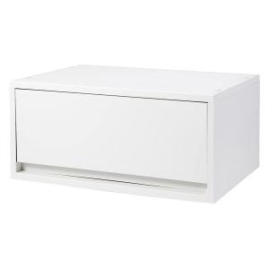 無印良品 再生ポリプロピレン入り 小物収納ケース ワイド 大 ホワイトグレー 約幅３７×奥行２６×高さ１７．５ｃｍ 良品計画｜LOHACO by アスクル