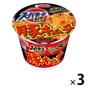 カップ麺 スーパーカップ1.5倍 豚キムチラーメン 107g 1セット（3個） エースコック｜LOHACO by ASKUL