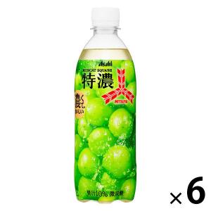 アサヒ飲料 三ツ矢特濃マスカットスカッシュ 500ml 1セット（6本）｜LOHACO by アスクル