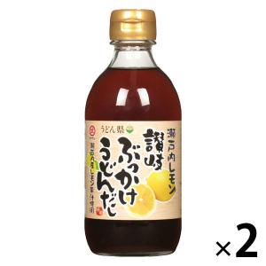 【アウトレット】タケサン 瀬戸内レモン 讃岐ぶっかけうどんだし＜ストレート＞ 300ml 1セット（2本）