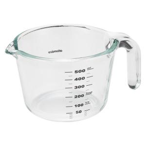 耐熱ガラス計量カップ M 500mL 1個 電子レンジ・食洗器・オーブン対応 シービージャパン｜LOHACO by アスクル
