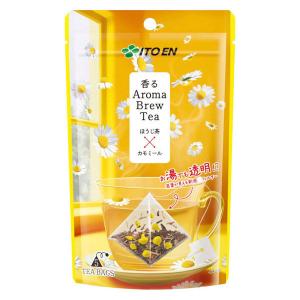 【日本茶×〇〇】眠りに誘う癒しの味わい♪ほうじ茶カモミール 3g×20個 LOHACO - 伊藤園 香るAroma Brew Tea ほうじ茶×カモミール 1袋（5