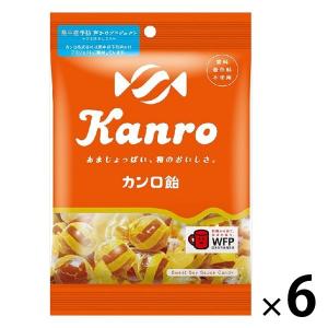 カンロ まるごとしぼった果物のど飴 80g（個装紙込み） 6コ入り 2024