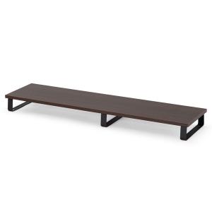 アイリスオーヤマ モニター台 (机上台) 幅100×奥行25×高さ8.6cm パソコン台 リモートワーク ブラウン MNS-1000 １台｜LOHACO by アスクル