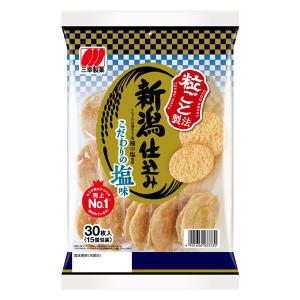 個包装 せんべい 煎餅 おかき 新潟仕込み こだわりの塩味 30枚入 1個｜LOHACO by アスクル