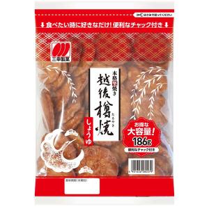 三幸製菓（SANKO SEIKA） チャック越後樽焼しょうゆ 186g×12袋