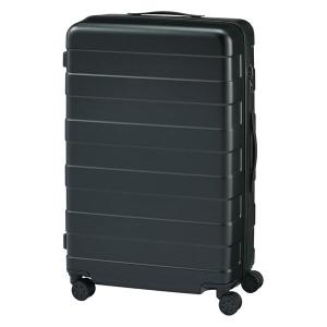 無印良品　バーを自由に調節できる　ハードキャリーケース 36L黒 バーを自由に調節できる ハードキャリーケース（36L） | 無印良品