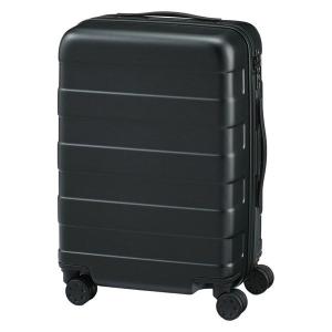 無印良品MUJI キャリーケース 36L ストッパー機能 機内持込可 ネイビー紺 無印良品（MUJI） スーツケース バーを自由に調節できる ハード