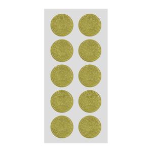包む ラッピングシール コイン ゴールド TW016 1枚｜LOHACO by アスクル
